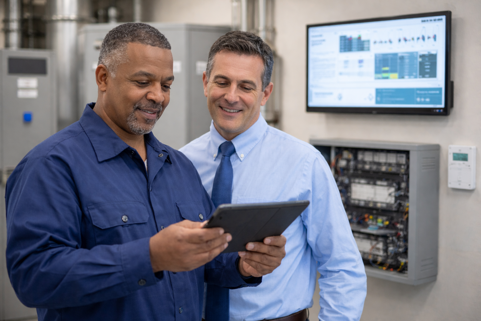 Reviewing building systems data together